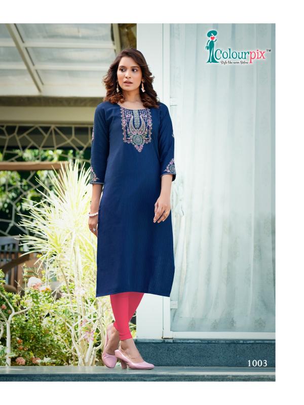 Colourpix Kit Kat Vol 3 Designer Rayon Fancy Long Kurti Collection